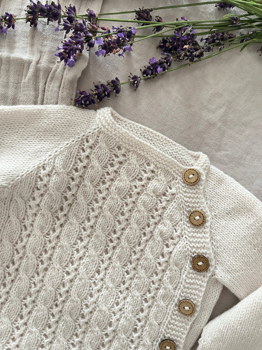 Nóvember ungbarnapeysa