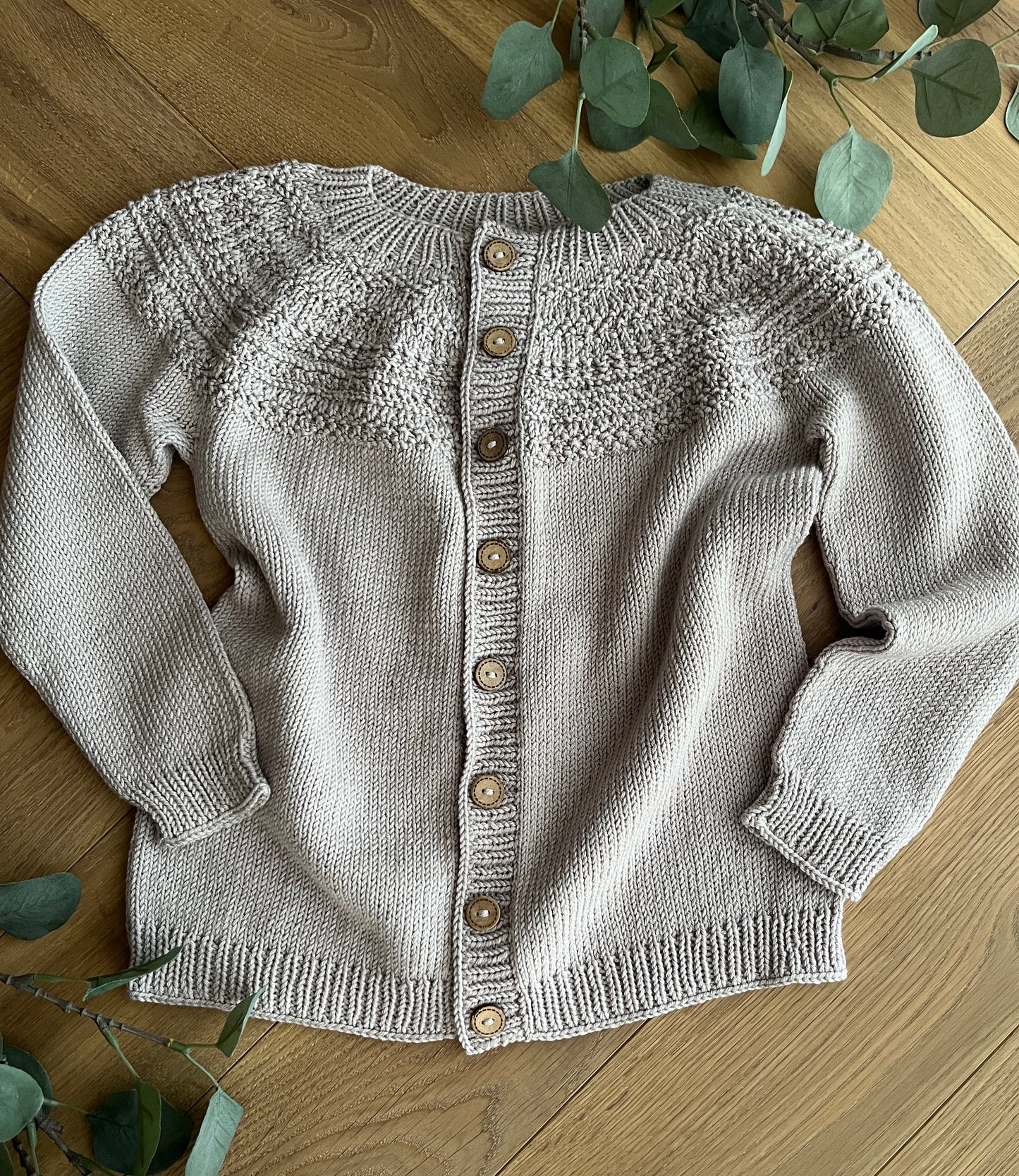 Tópas - hneppt barnapeysa