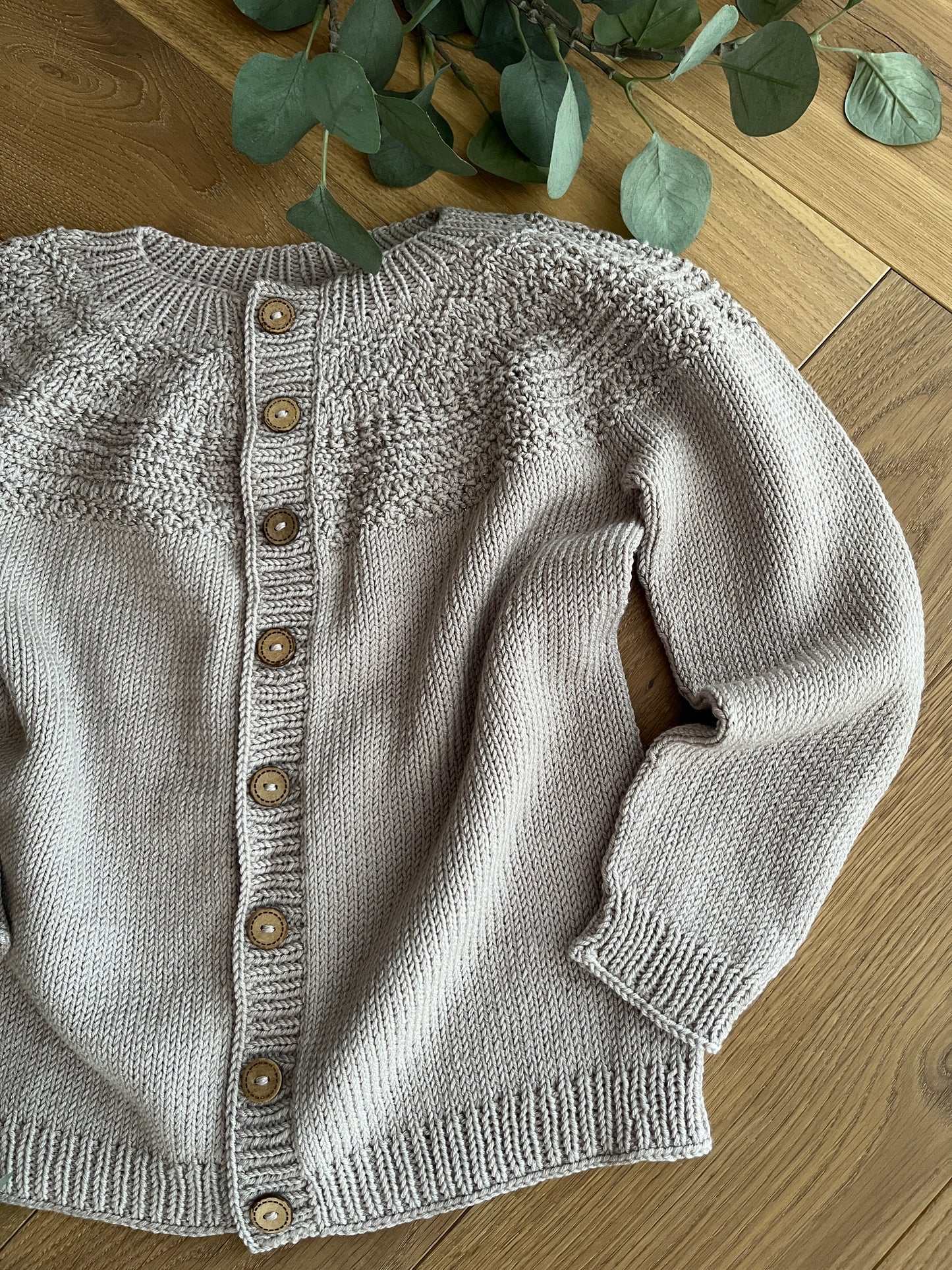 Tópas - hneppt barnapeysa