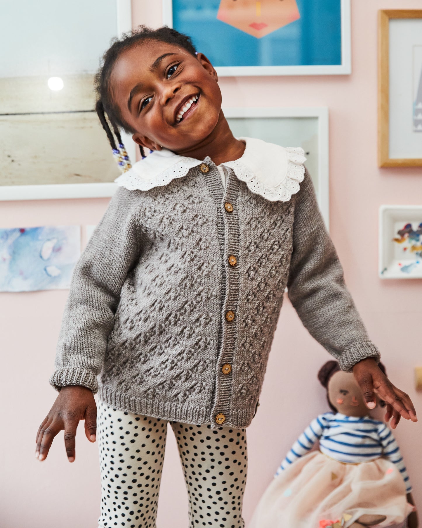 Gullid mitt - cardigan